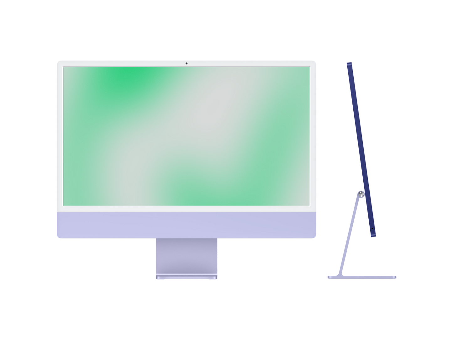 Apple iMac 24" Violett, M1, 8-Core CPU und 8-Core GPU, 1 TB, 8 GB RAM, Early 2021