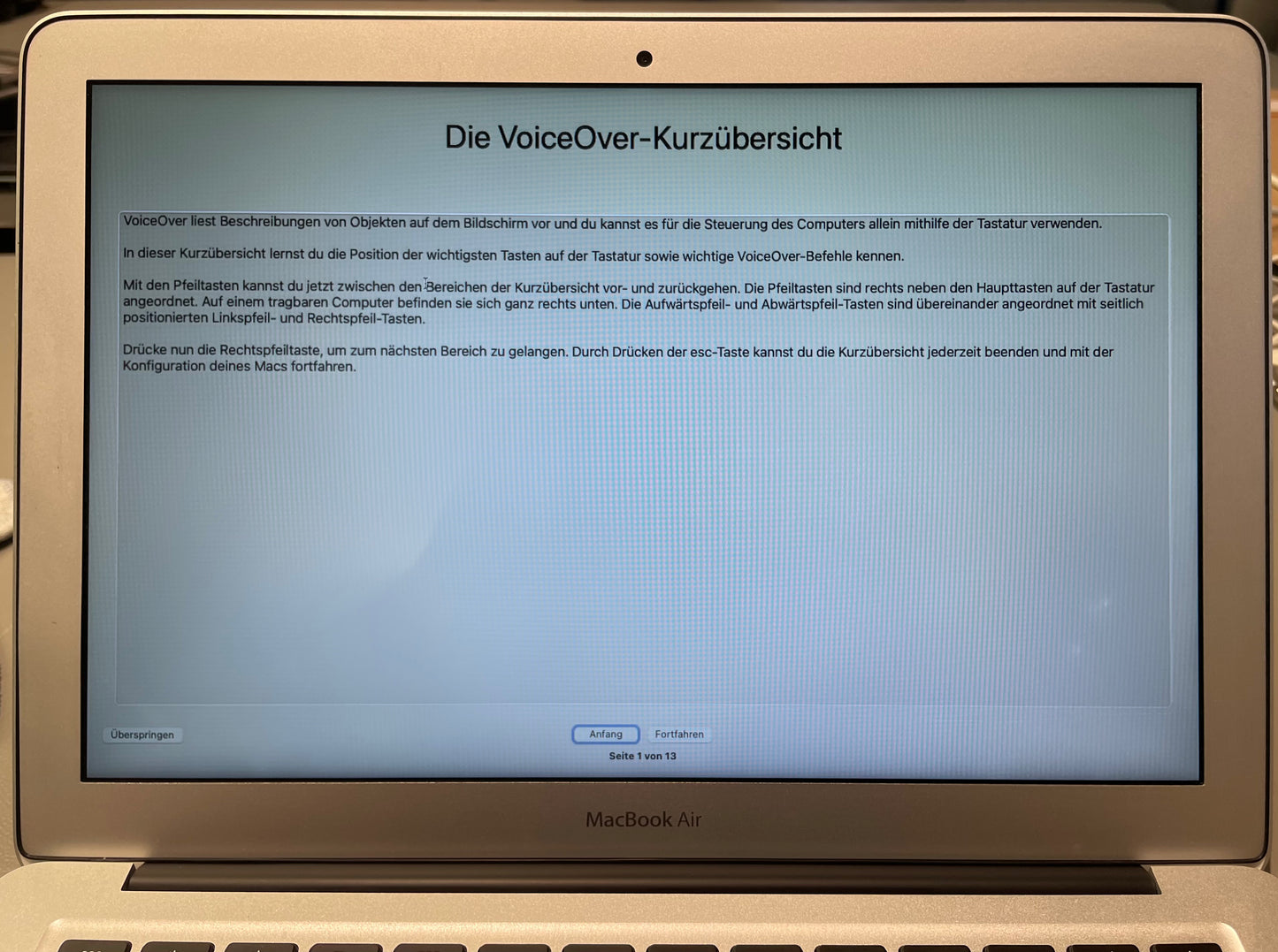 Apple MacBook Air 13 Silber günstig gebraucht kaufen