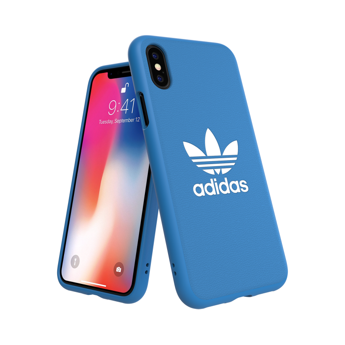 adidas OR Snap case TREFOIL für iPhone X / Xs Blau günstig kaufen