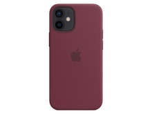 Apple iPhone 12 mini Silikon Case mit MagSafe Pflaume günstig kaufen