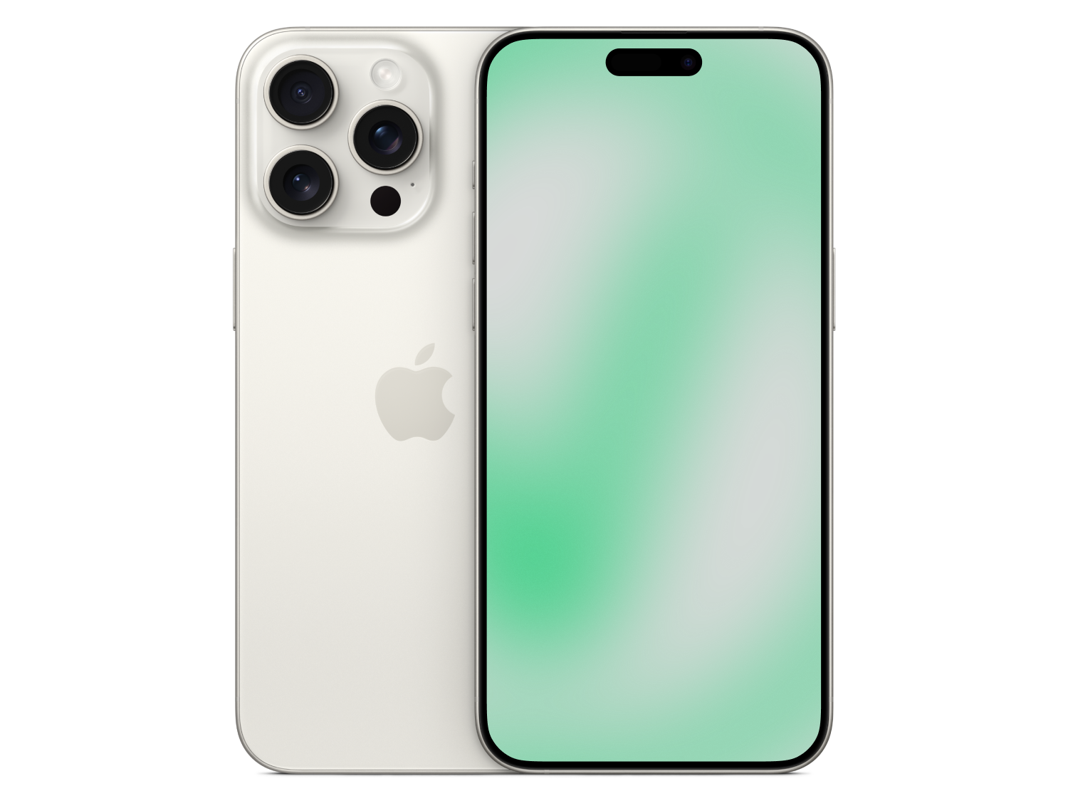 Apple iPhone 15 Pro Max Titan Weiss günstig gebraucht kaufen