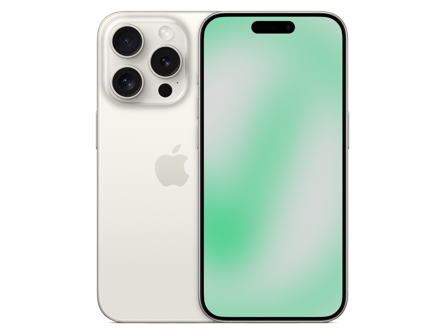 Apple iPhone 15 Pro Titan Weiss günstig gebraucht kaufen