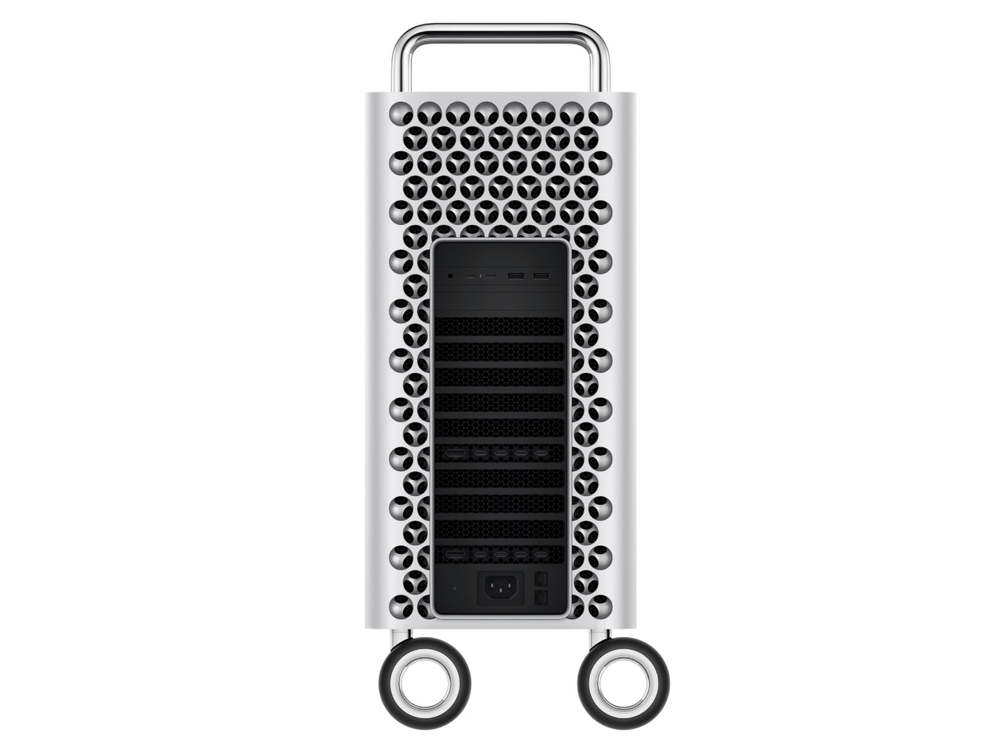 Apple Mac Pro Tower mit Rollen Silber günstig gebraucht kaufen