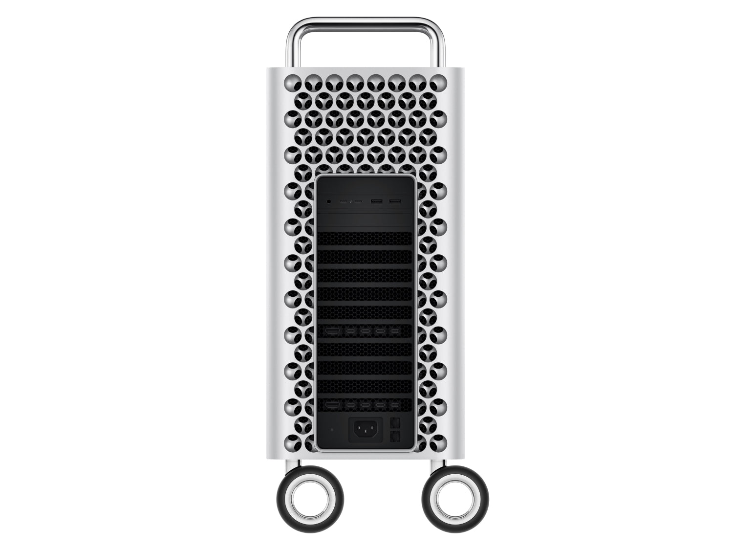 Apple Mac Pro Tower mit Rollen Silber günstig gebraucht kaufen