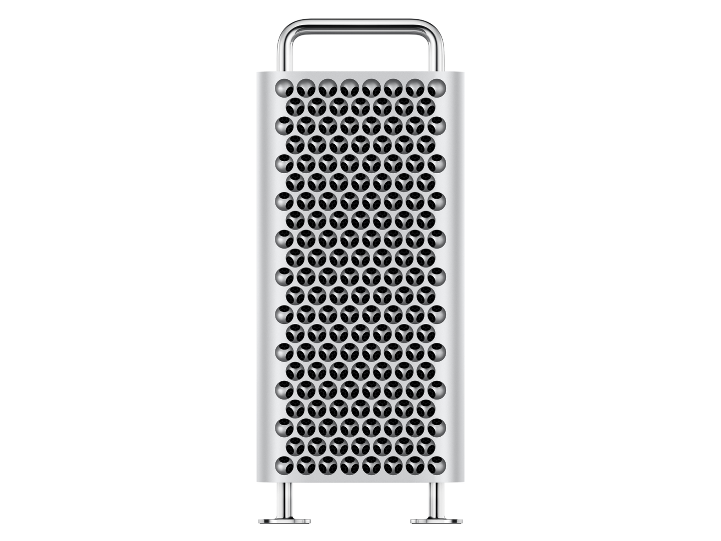 Apple Mac Pro Tower mit Standfüssen Silber günstig gebraucht kaufen