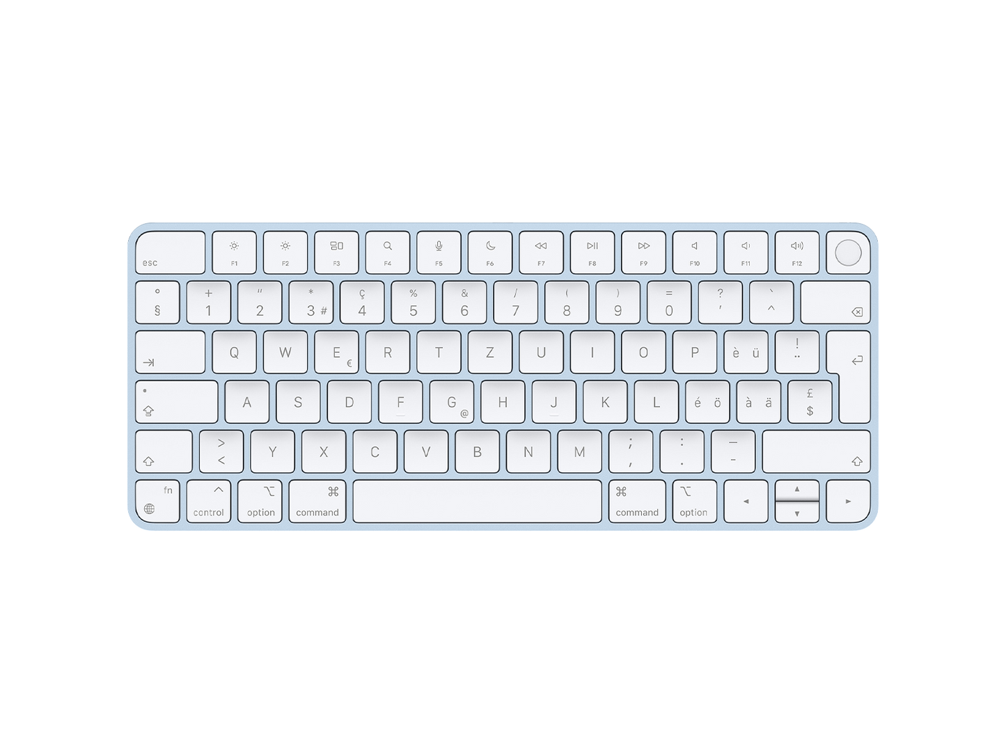 Apple Magic Keyboard mit Touch ID und CH-Layout Blau günstig kaufen