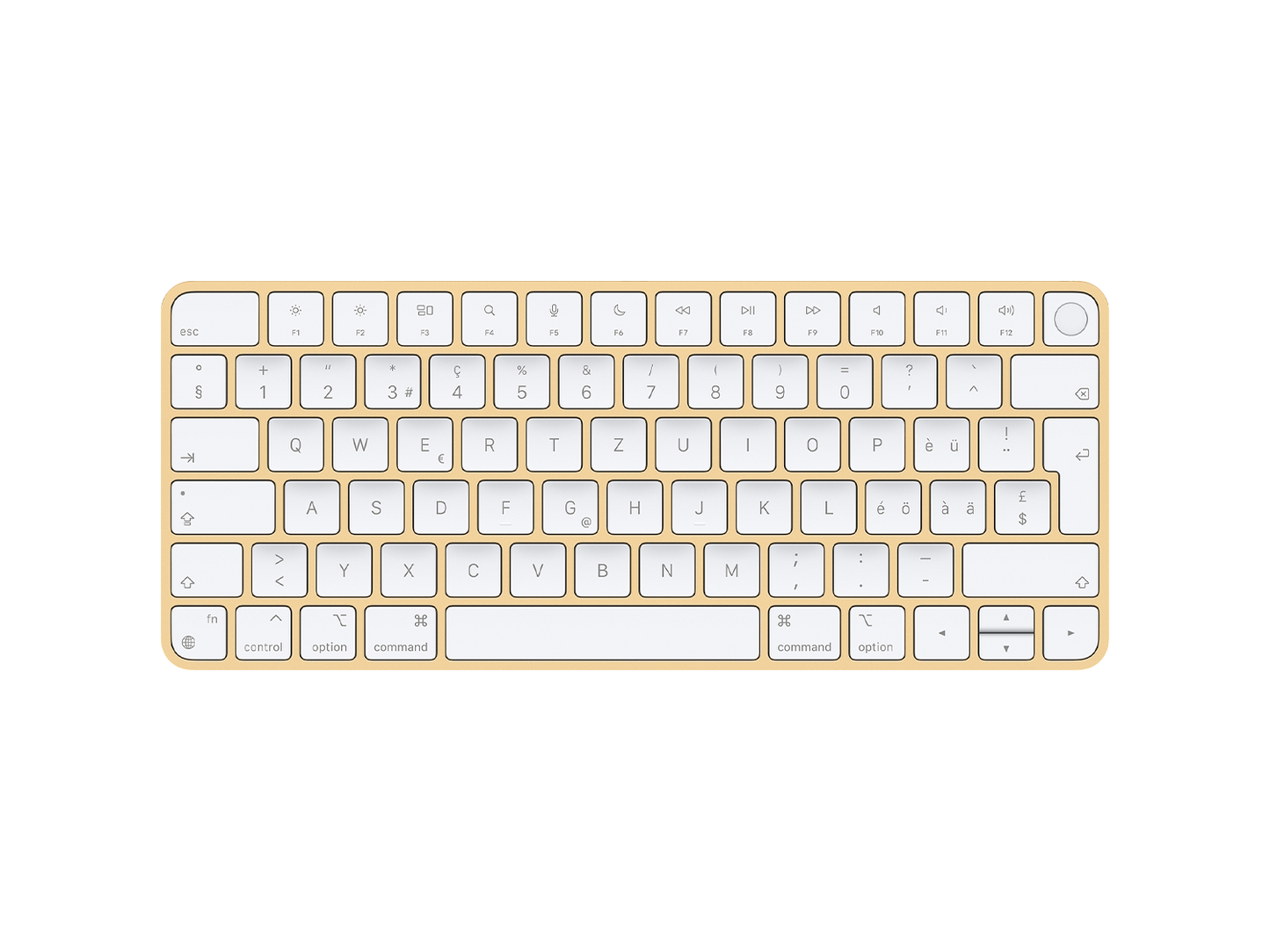 Apple Magic Keyboard mit Touch ID und CH-Layout Gelb günstig kaufen
