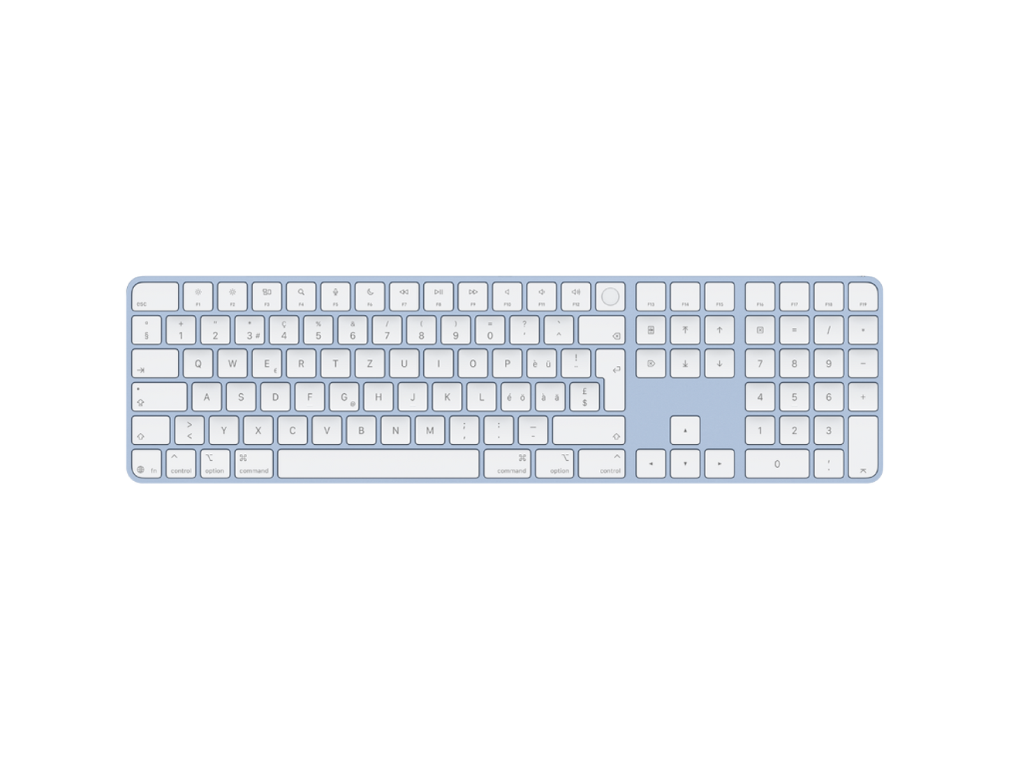 Apple Magic Keyboard mit Touch ID und Ziffernblock CH-Layout Blau günstig kaufen