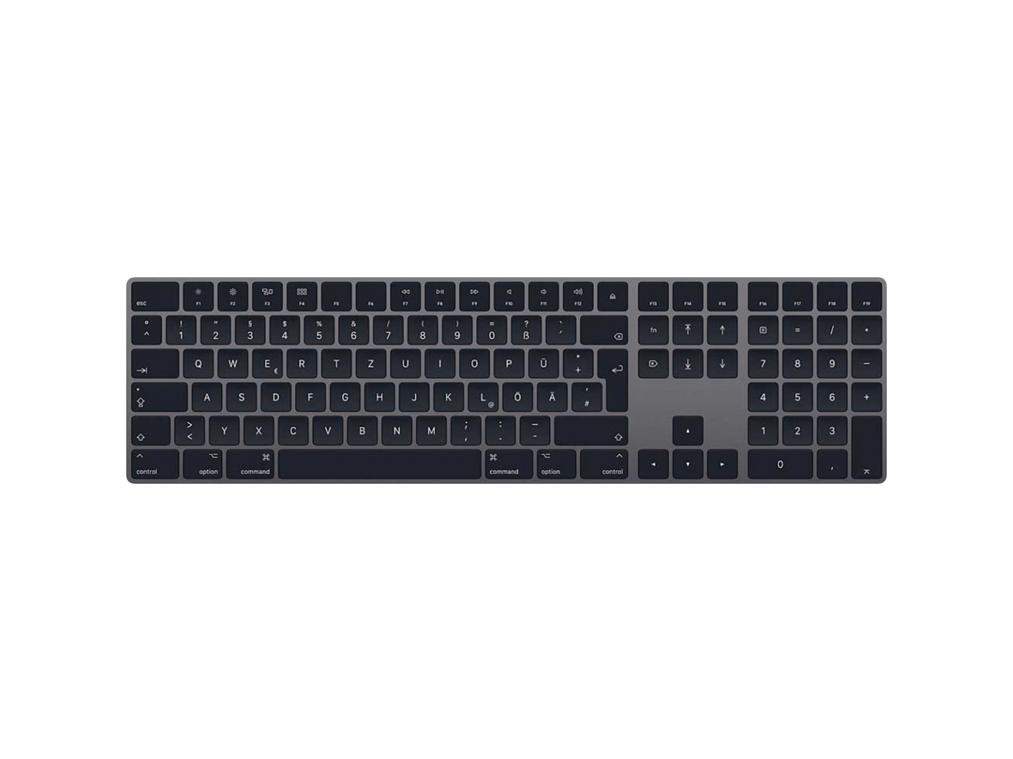 Apple Magic Keyboard mit Ziffernblock CH-Layout Space Grau günstig kaufen