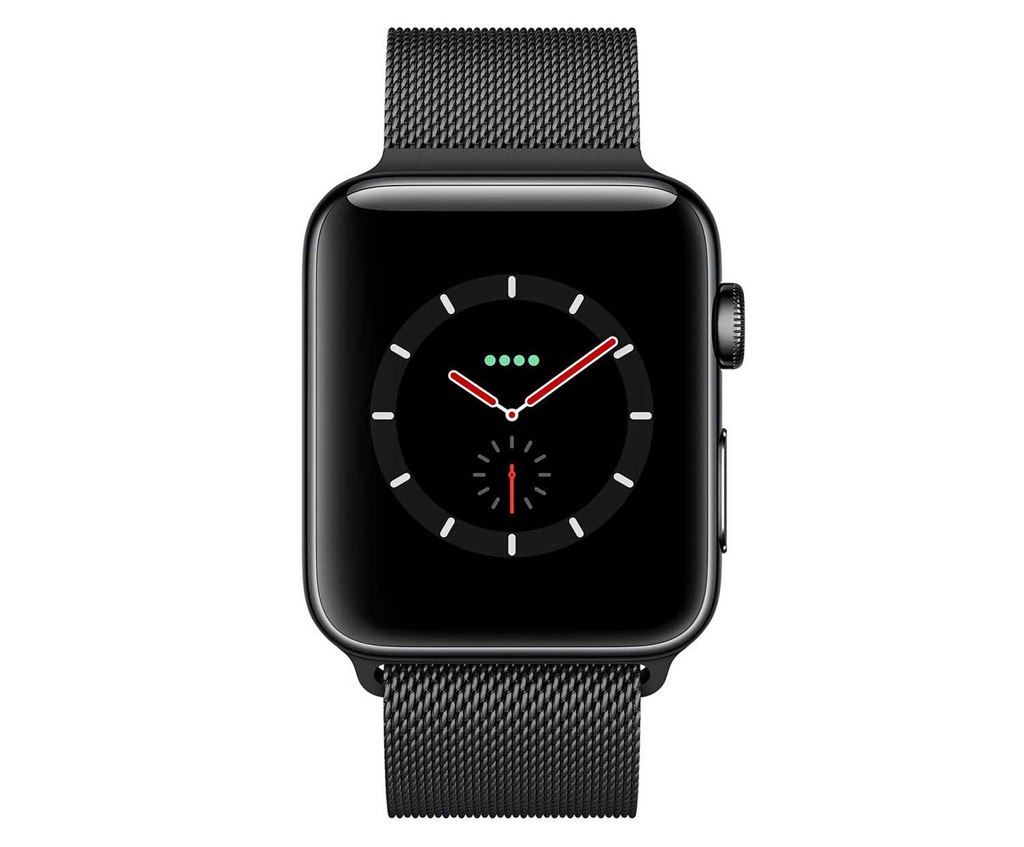 Apple Watch 42 mm Edelstahl, Space Schwarz günstig gebraucht kaufen