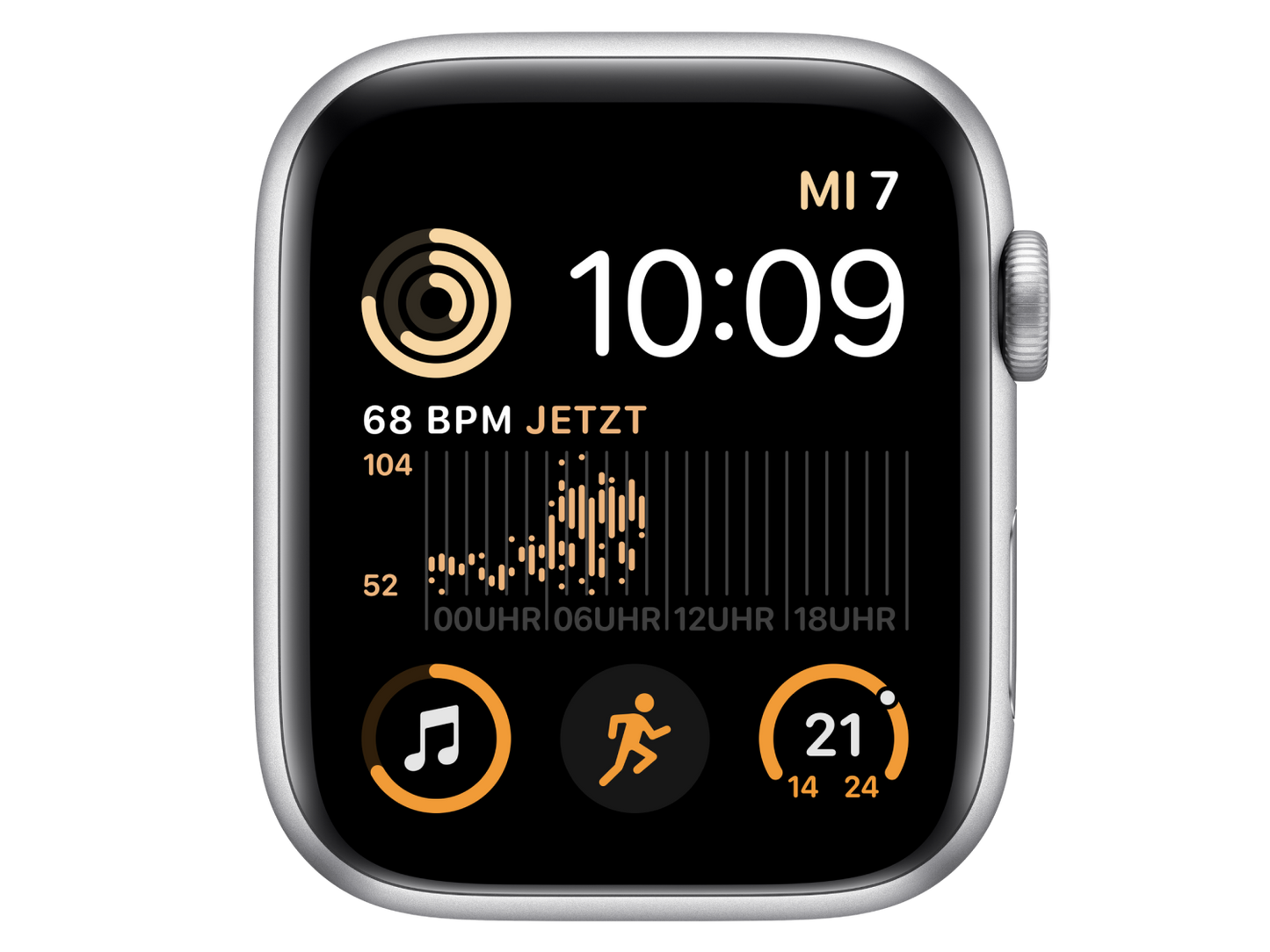 Apple Watch SE (2. Generation) 44 mm Aluminiumgehäuse, Silber günstig gebraucht kaufen
