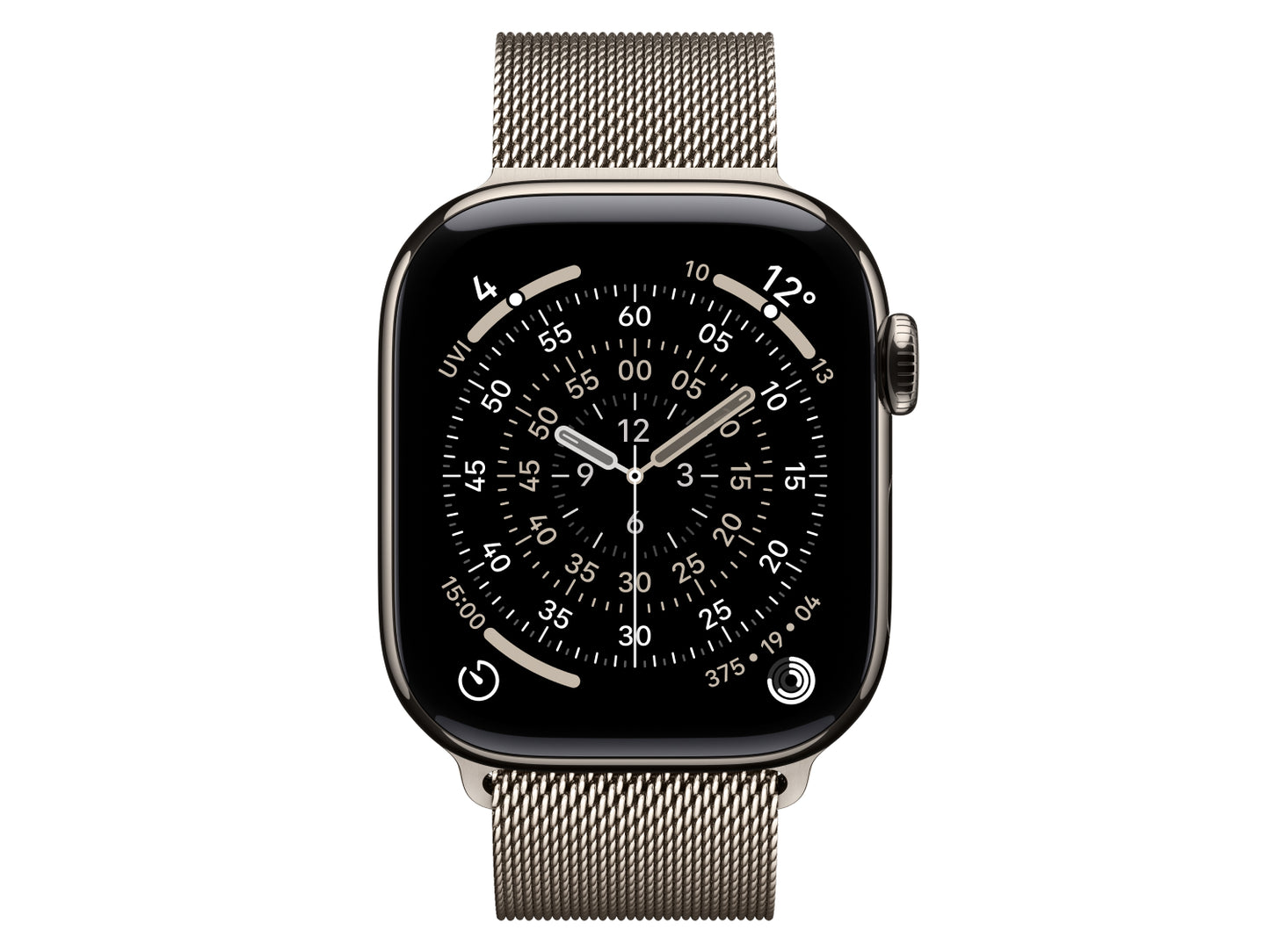 Apple Watch Series 11 42 mm S10 Series 11 Titangehäuse, Natur Silber günstig gebraucht kaufen