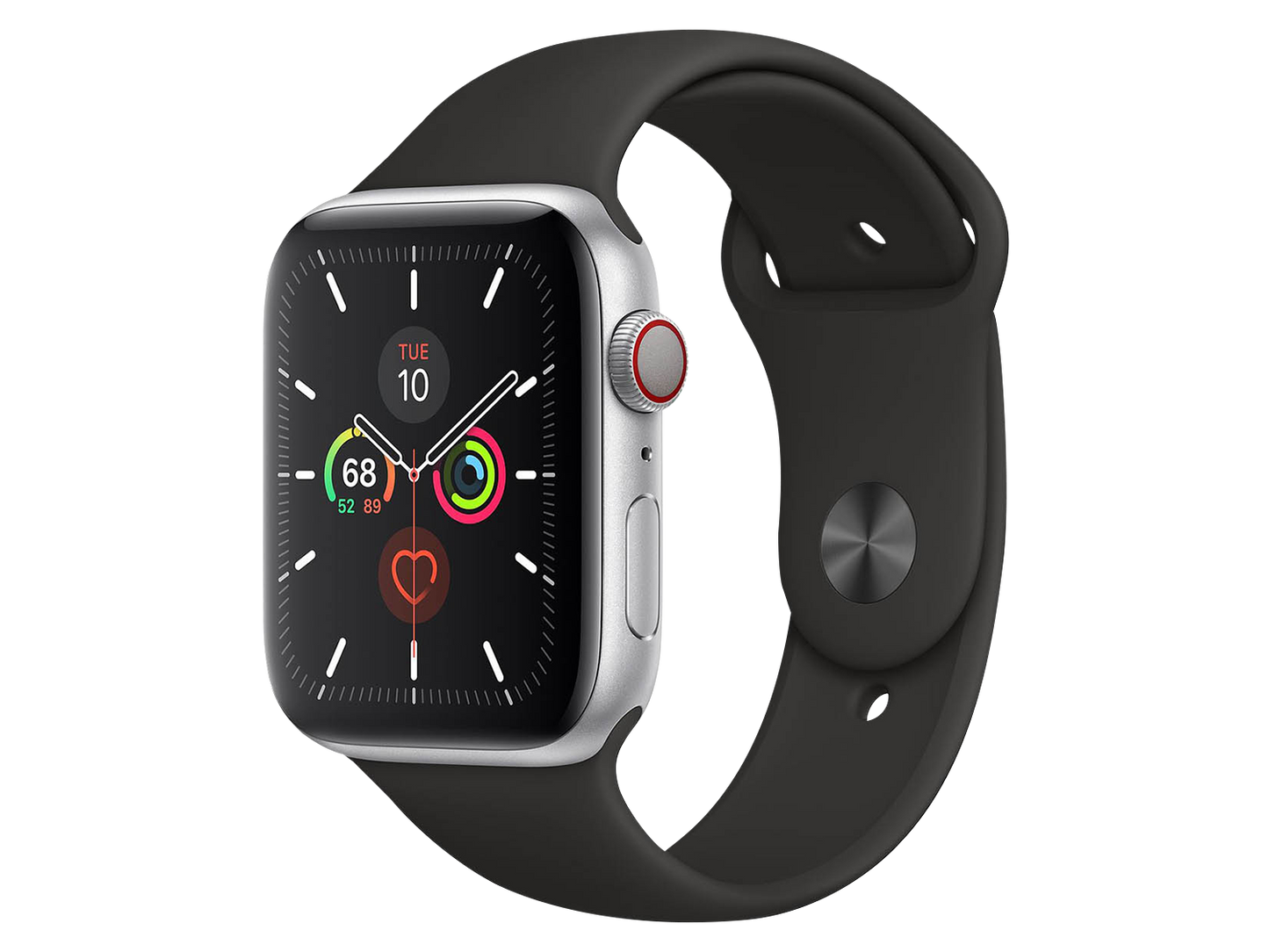 Apple Watch Series 5 40 mm Aluminiumgehäuse, Silber günstig gebraucht kaufen