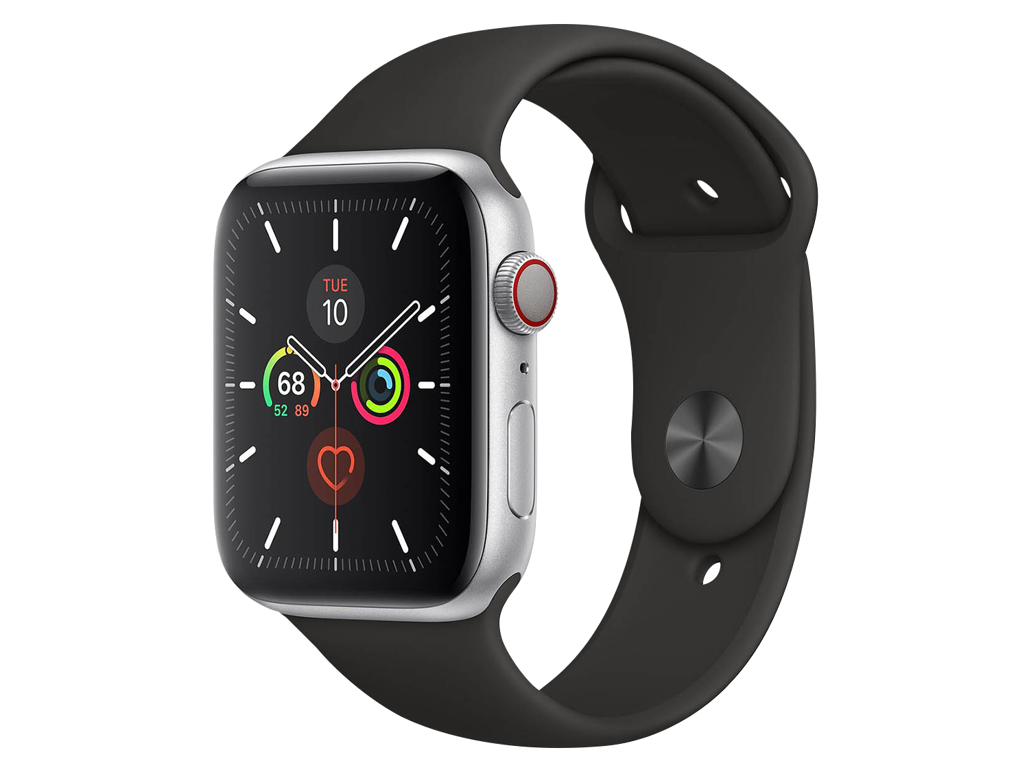 Apple Watch Series 5 40 mm Aluminiumgehäuse, Silber günstig gebraucht kaufen