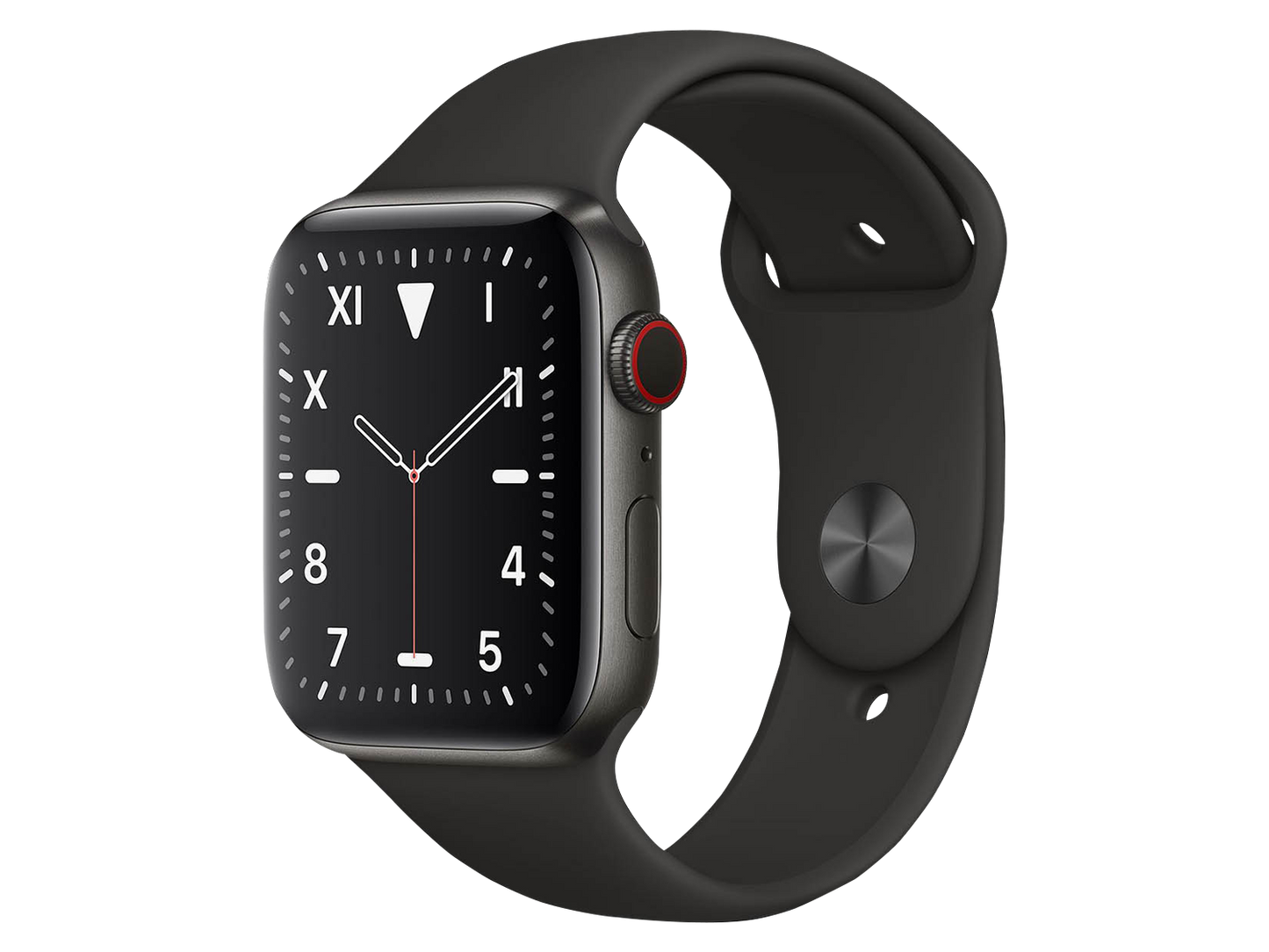 Apple Watch Series 5 40 mm Titangehäuse Space Schwarz günstig gebraucht kaufen