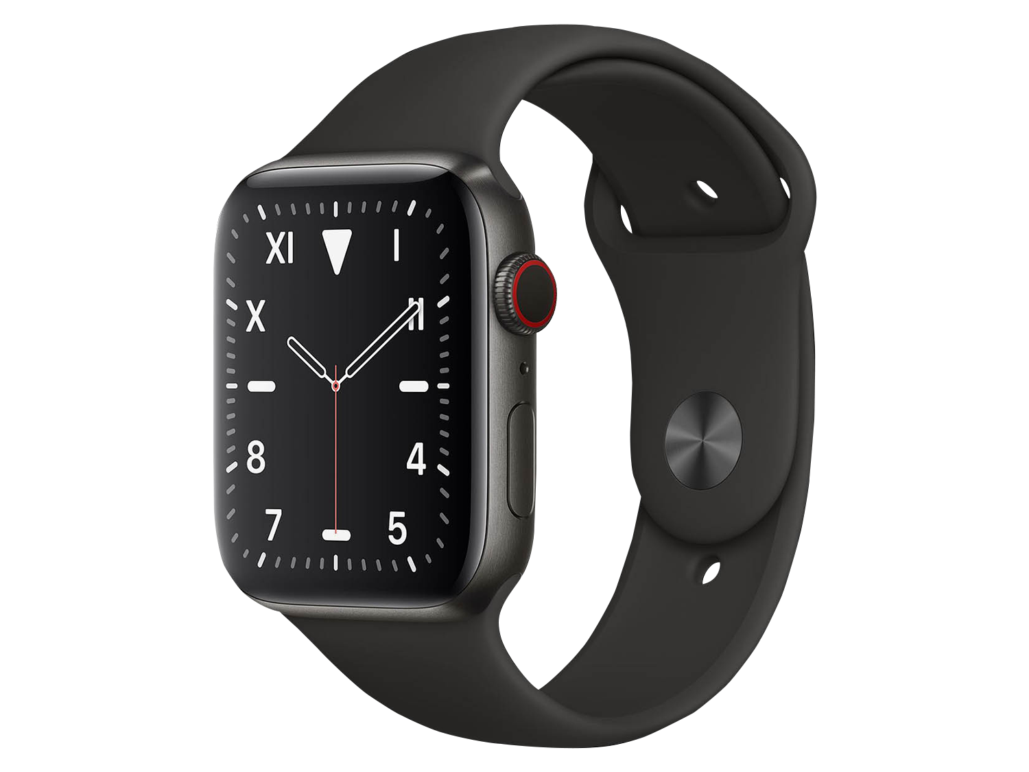 Apple Watch Series 5 40 mm Titangehäuse Space Schwarz günstig gebraucht kaufen