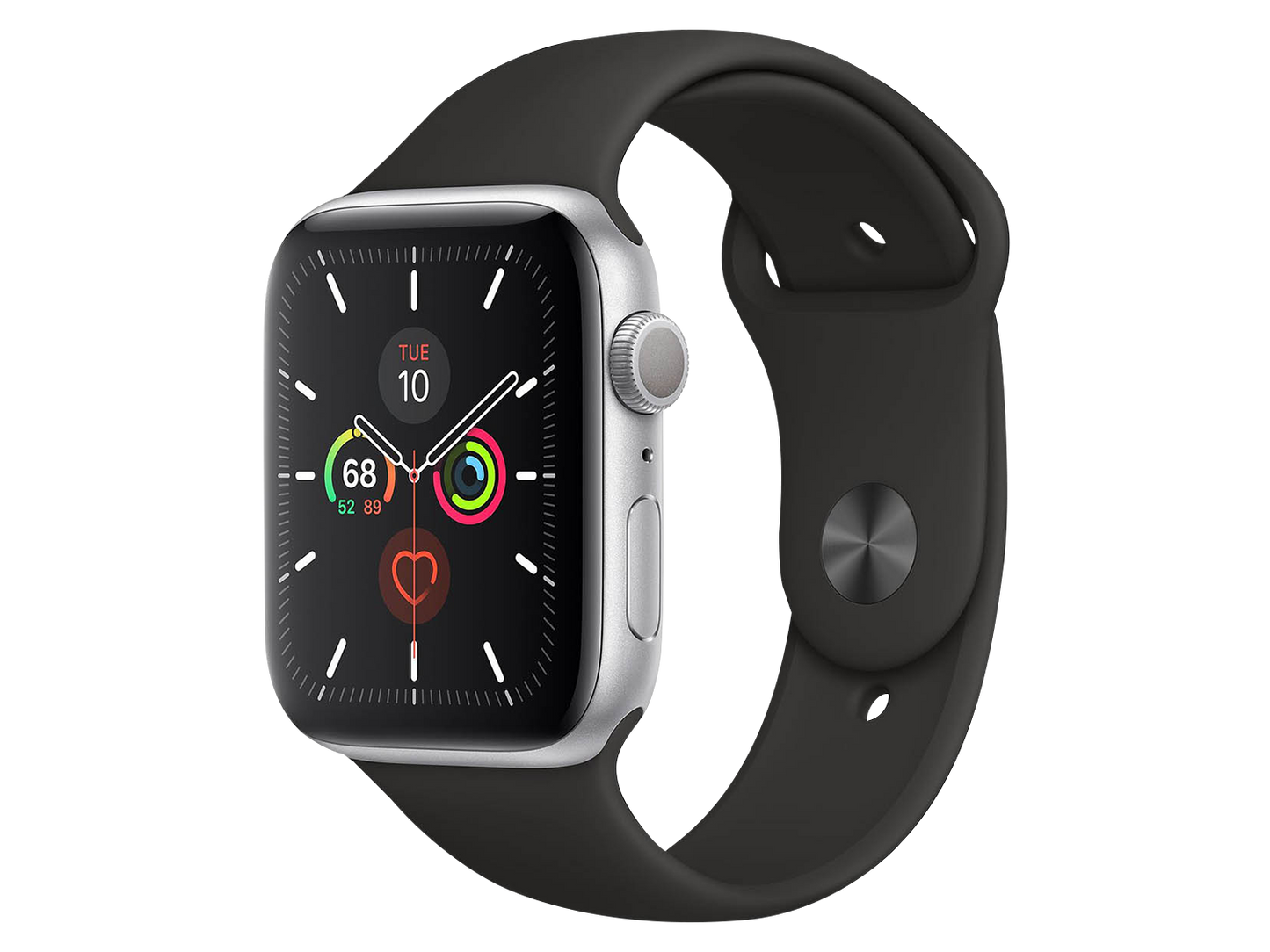 Apple Watch Series 5 44 mm Aluminiumgehäuse, Silber günstig gebraucht kaufen