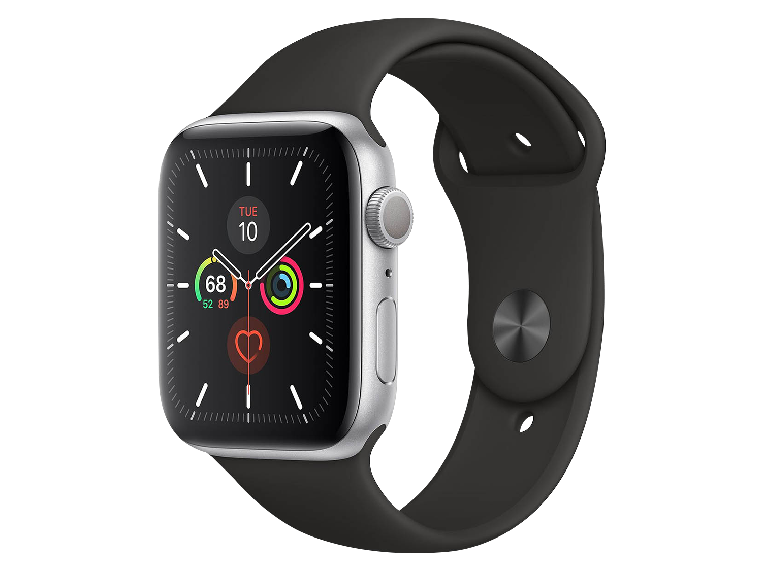 Apple Watch Series 5 44 mm Aluminiumgehäuse, Silber günstig gebraucht kaufen