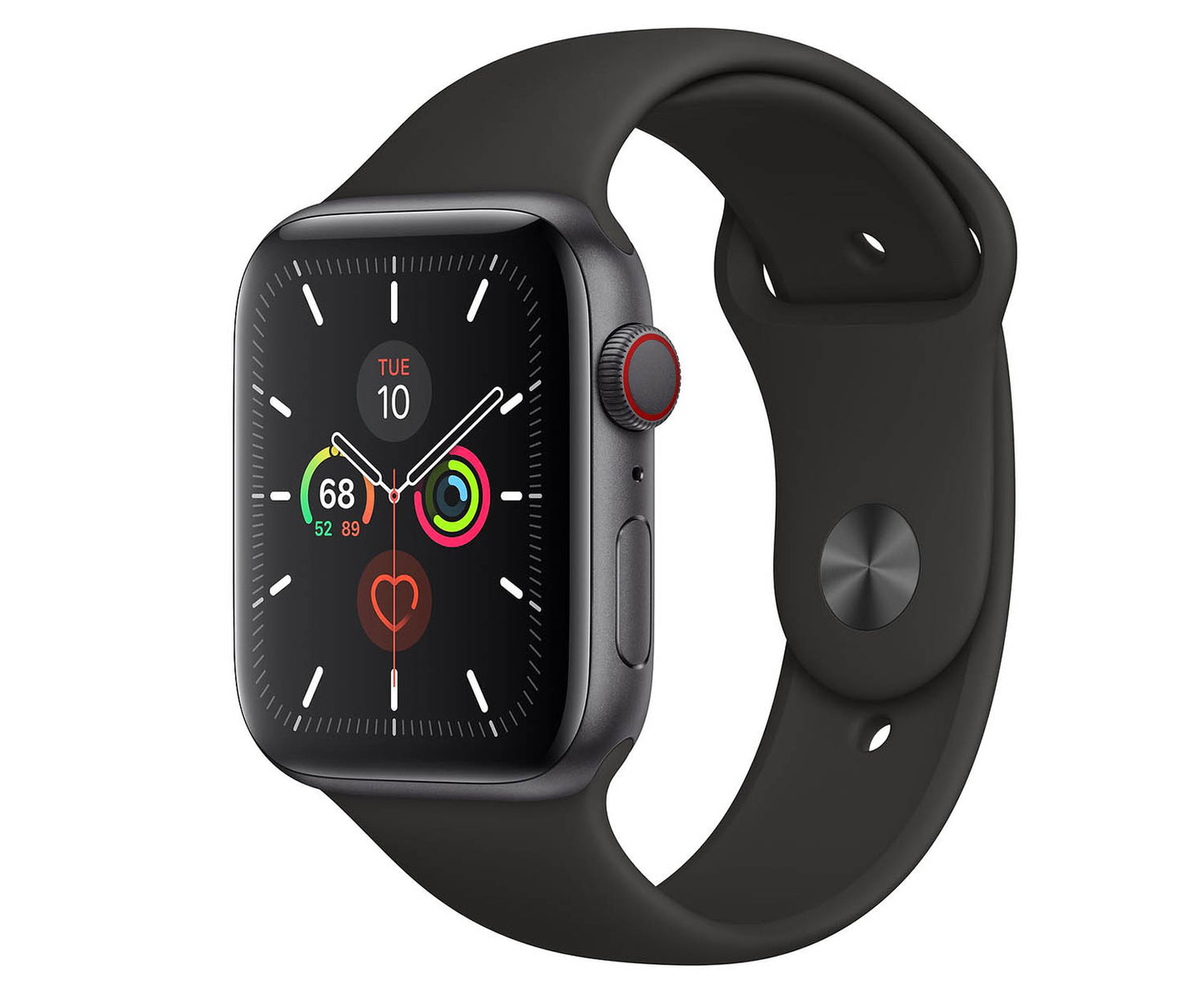 Apple Watch Series 5 44 mm Aluminiumgehäuse, Space Grau günstig gebraucht kaufen