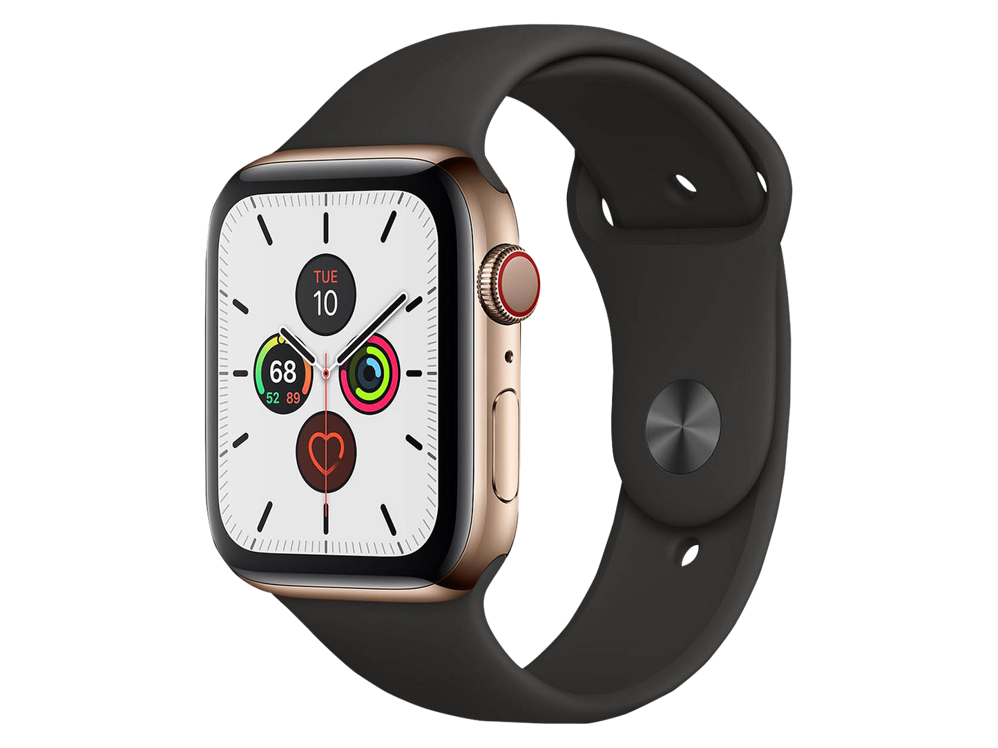Apple Watch Series 5 44 mm Edelstahlgehäuse Gold günstig gebraucht kaufen