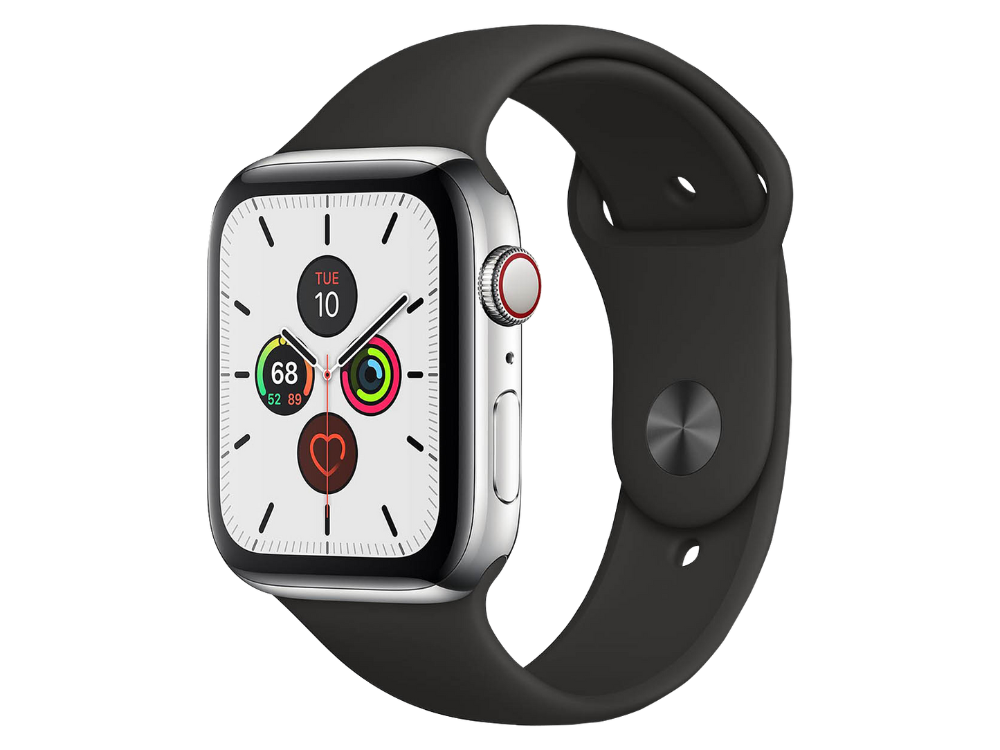 Apple Watch Series 5 44 mm Edelstahlgehäuse günstig gebraucht kaufen