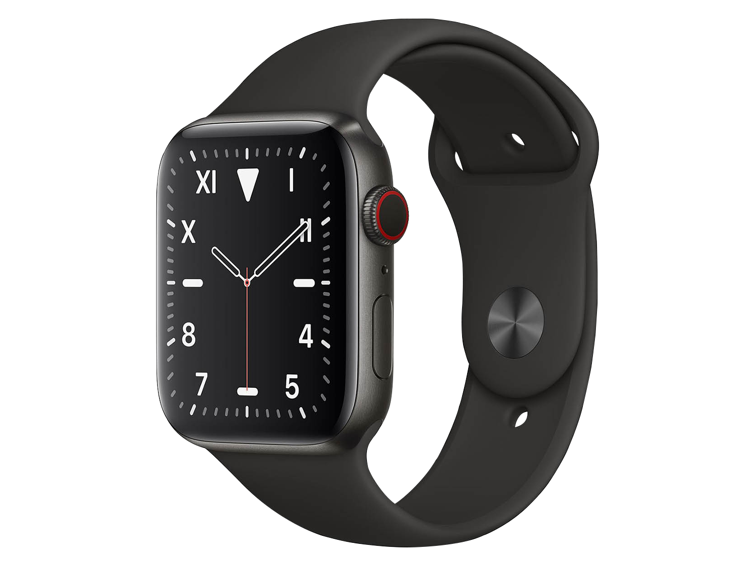Apple Watch Series 5 44 mm Titangehäuse Space Schwarz günstig gebraucht kaufen