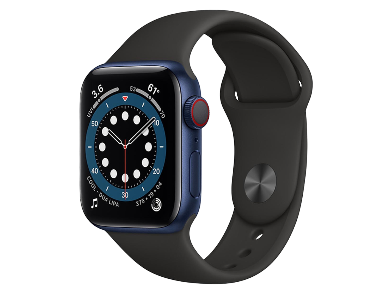 Apple Watch Series 6 44 mm Aluminiumgehäuse, Blau günstig gebraucht kaufen