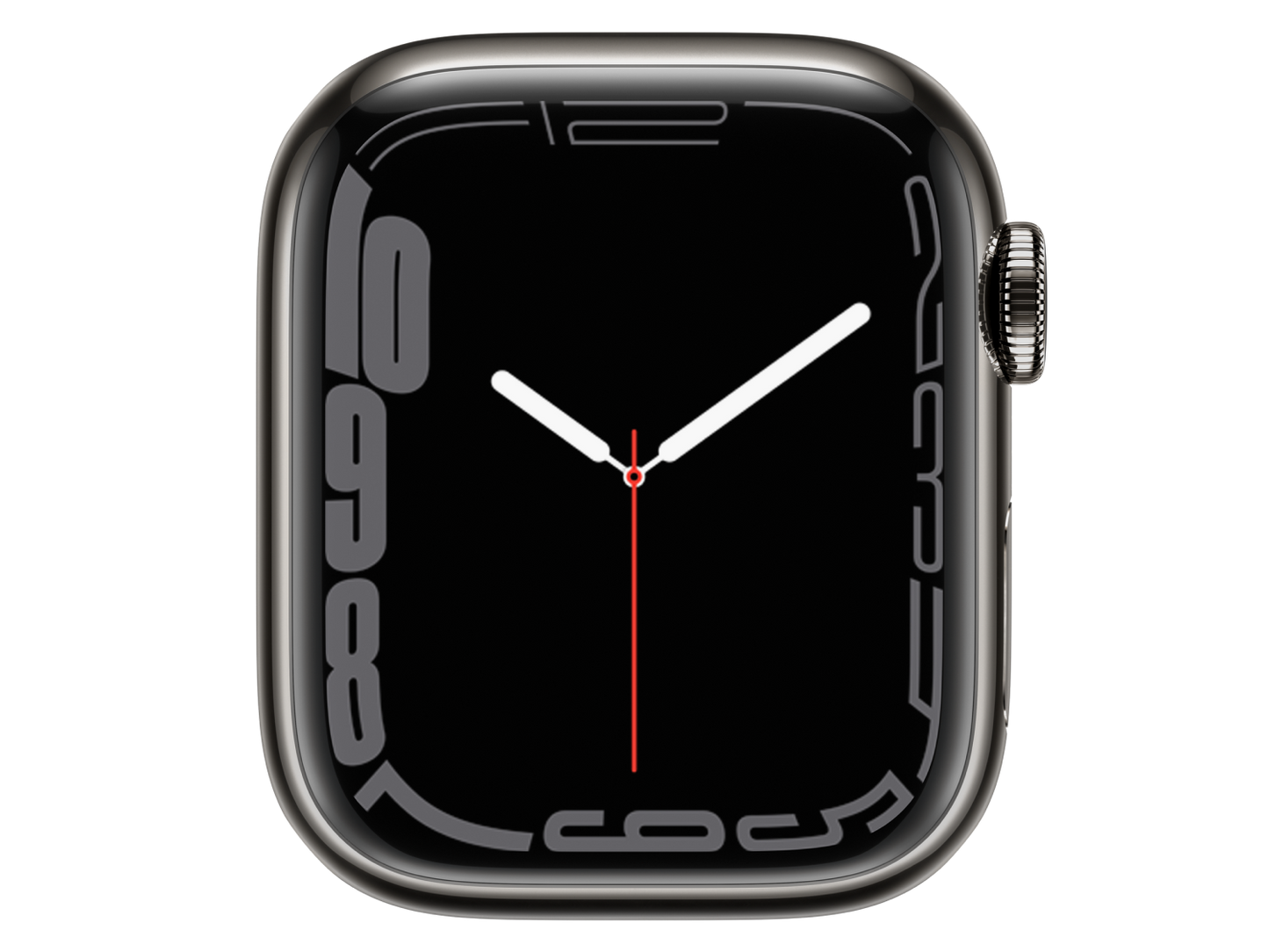 Apple Watch Series 7 41 mm Edelstahlgehäuse, Graphit günstig gebraucht kaufen