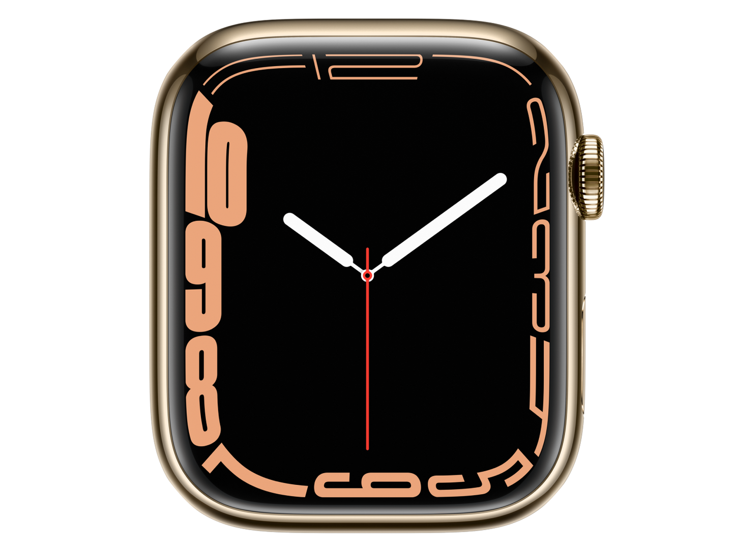 Apple Watch Series 7 45 mm Edelstahlgehäuse, Gold günstig gebraucht kaufen