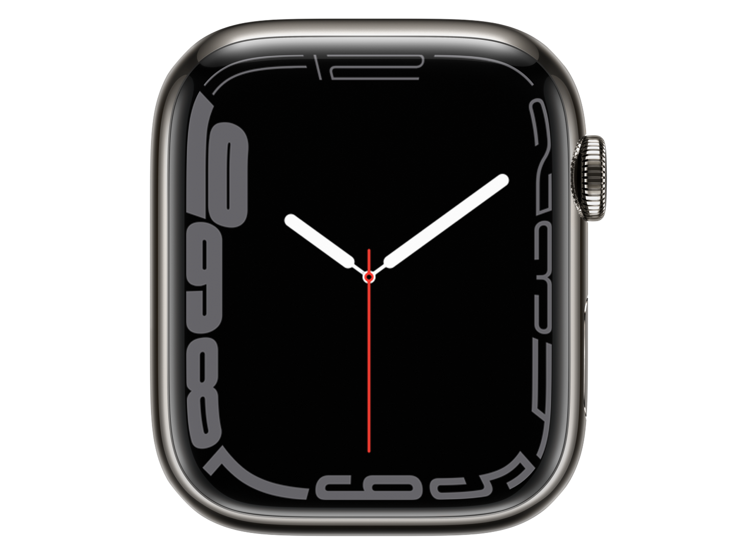 Apple Watch Series 7 45 mm Edelstahlgehäuse, Graphit günstig gebraucht kaufen