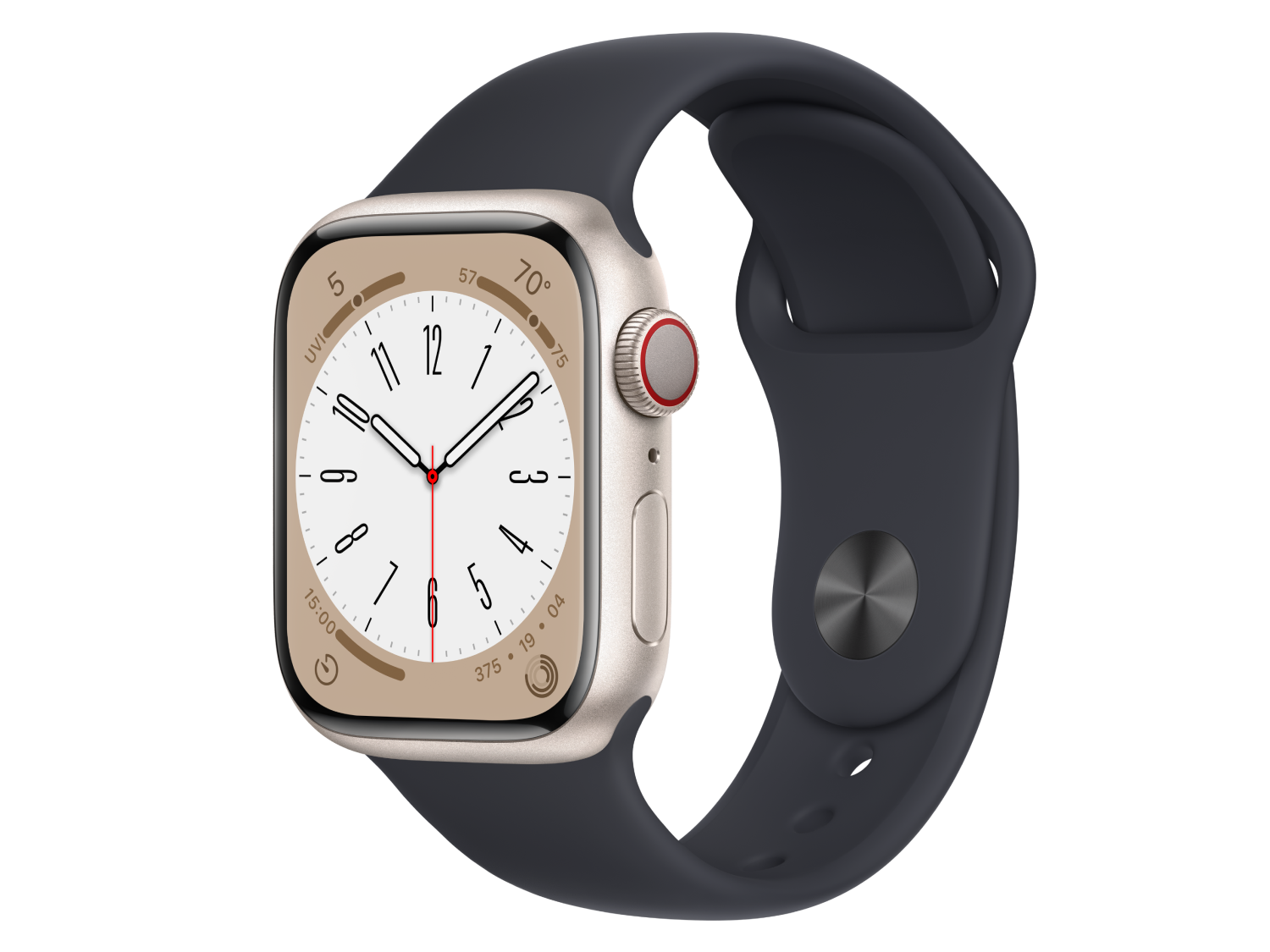 Apple Watch Series 8 GPS Cellular 41 Mm Aluminium Case Starlight apple-watch-series-8-gps-cellular-41-mm-aluminium-case-starlight