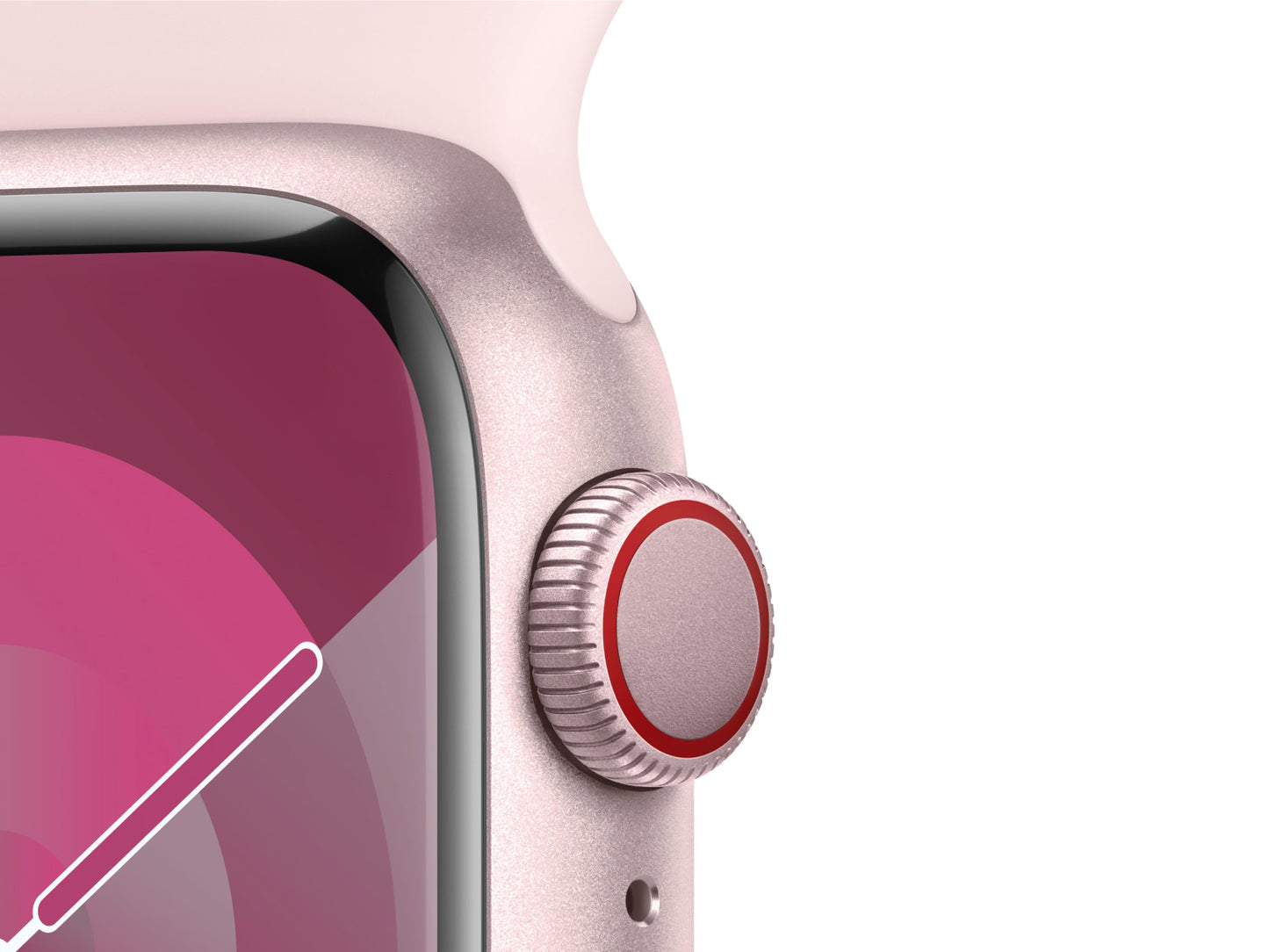 Apple Watch Series 9 41 mm Aluminiumgehäuse, Rosé günstig gebraucht kaufen