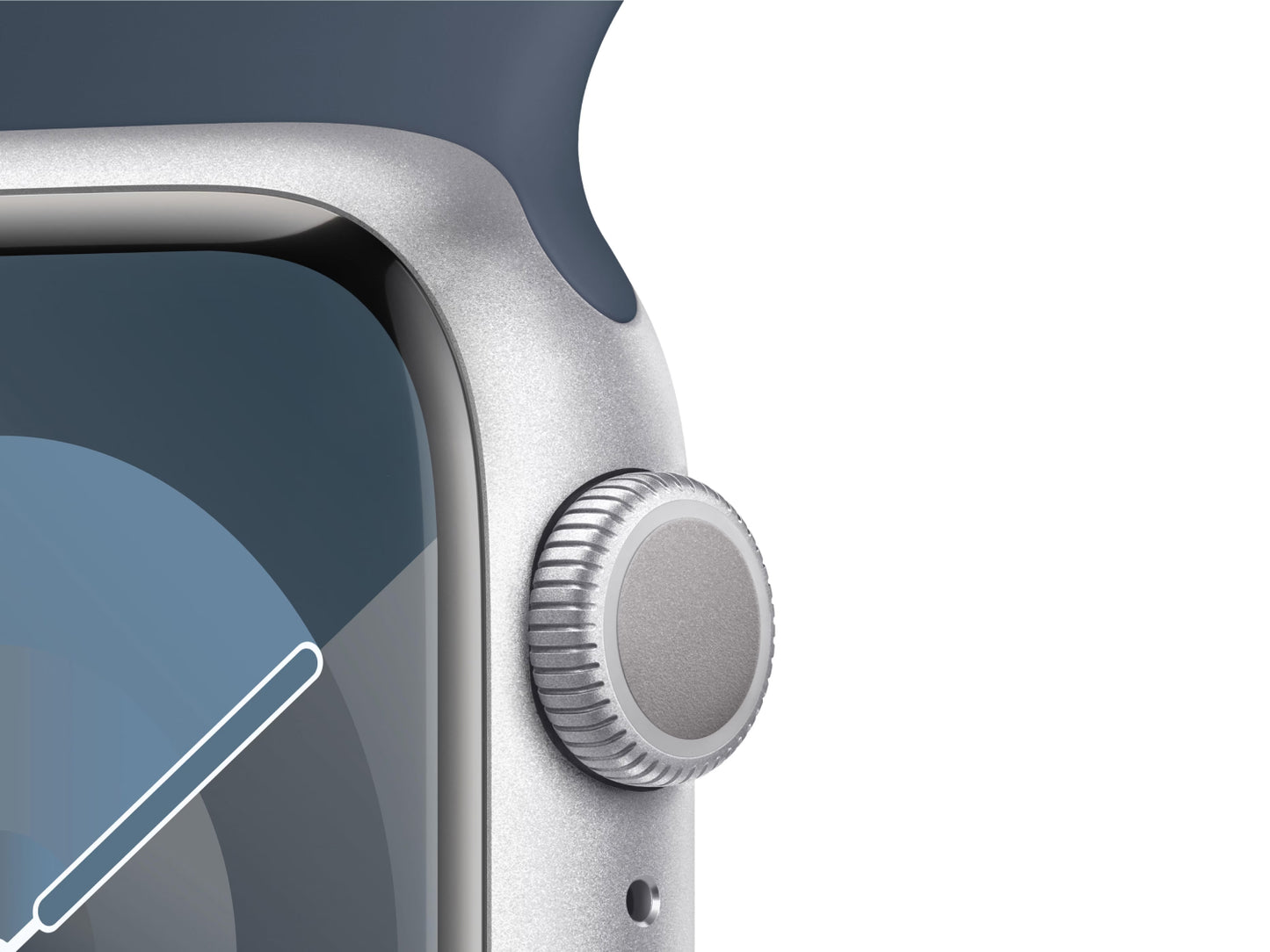Apple Watch Series 9 41 mm Aluminiumgehäuse, Silber günstig gebraucht kaufen