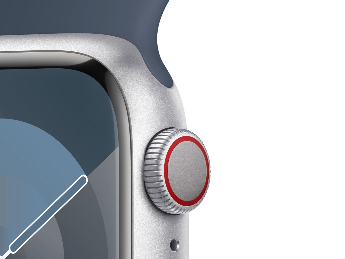 Apple Watch Series 9 41 mm Aluminiumgehäuse, Silber günstig gebraucht kaufen