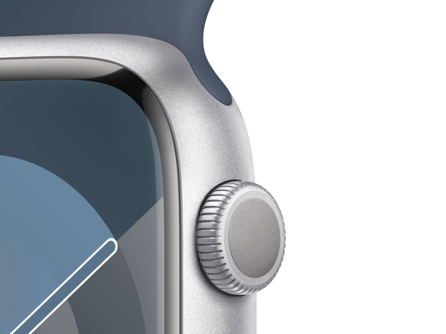 Apple Watch Series 9 45 mm Aluminiumgehäuse, Silber günstig gebraucht kaufen