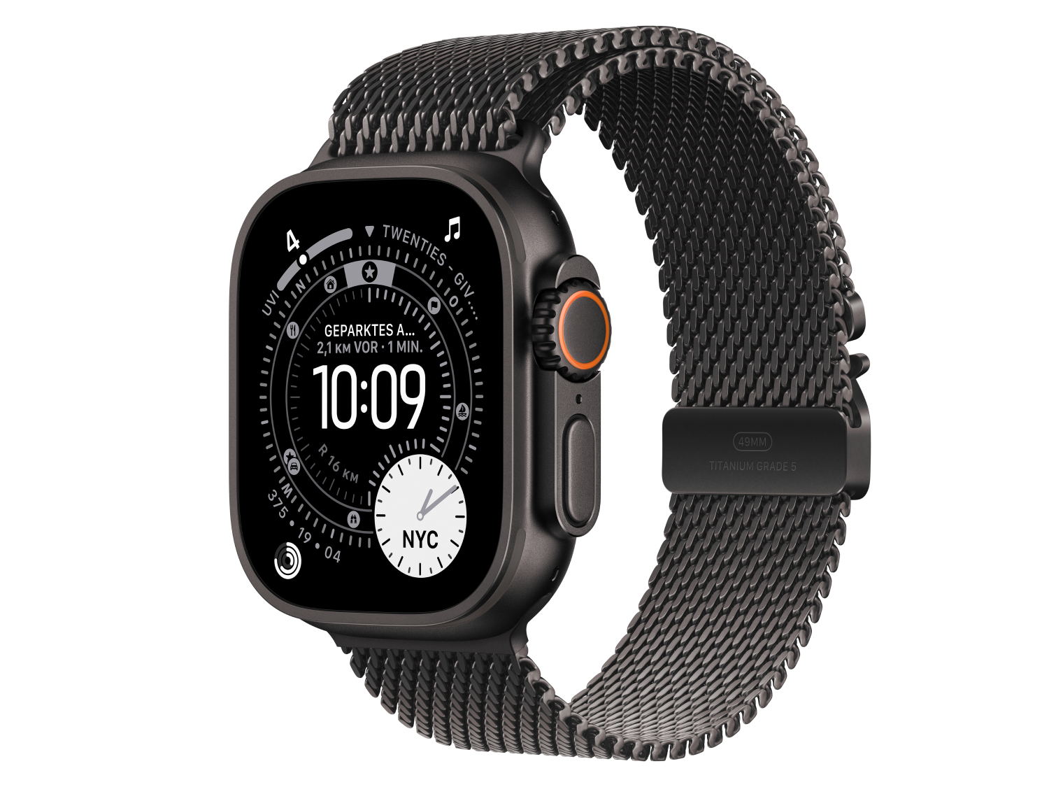 Apple Watch Ultra 3 49 mm S10 Ultra 3 Titangehäuse Schwarz Schwarz günstig gebraucht kaufen