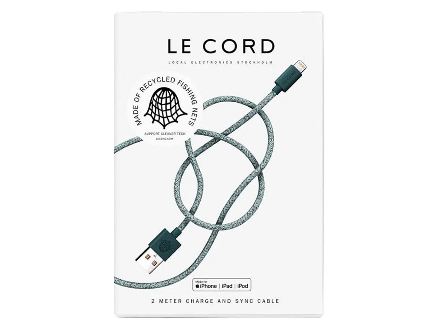 Le Cord Ghost Net 2.0 Lightning Grün günstig kaufen