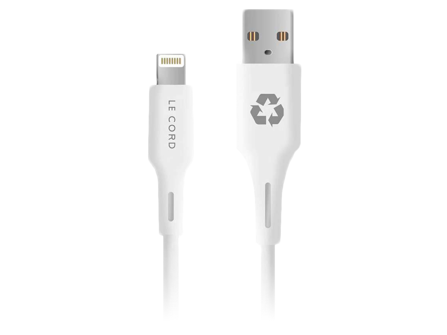 Le Cord Minimal Serie Lightning Kabel 1.2M Weiss günstig kaufen
