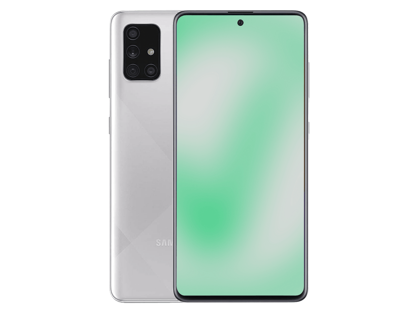 Samsung Galaxy A71 Haze Crush Silver günstig gebraucht kaufen