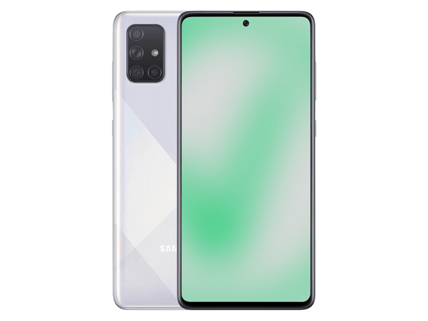 Samsung Galaxy A71 Prism Crush Silver günstig gebraucht kaufen