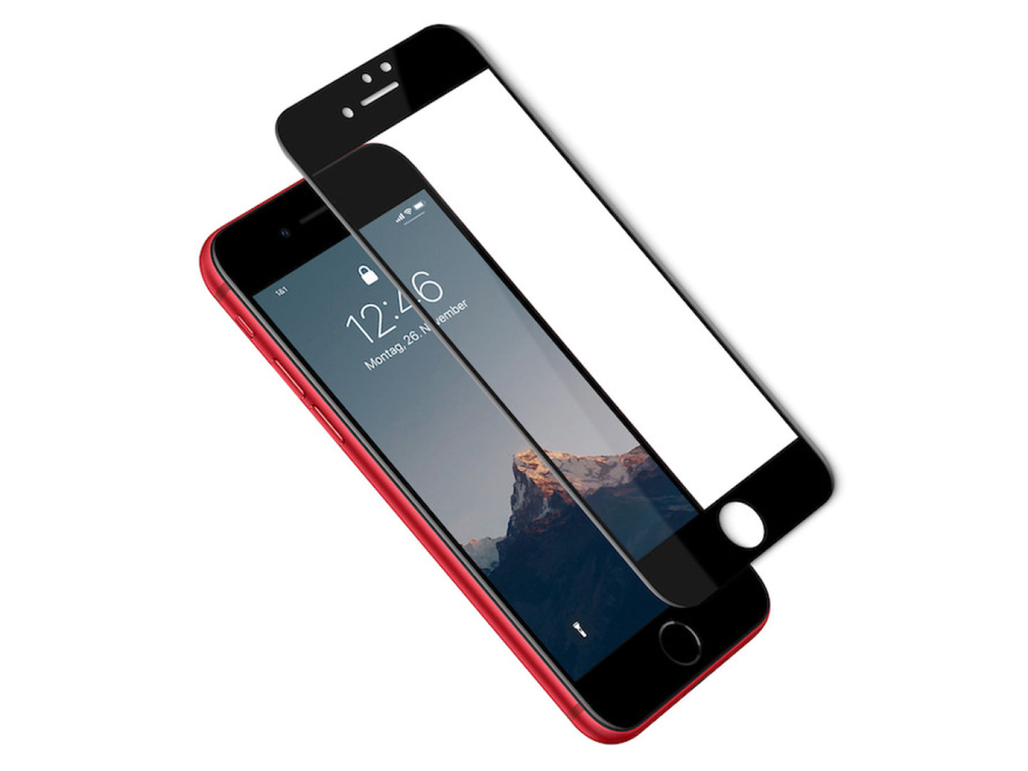 Woodcessories Schutzglas Black Frame 3D Curved für iPhone 6 / 7 / 8 / SE2 günstig kaufen