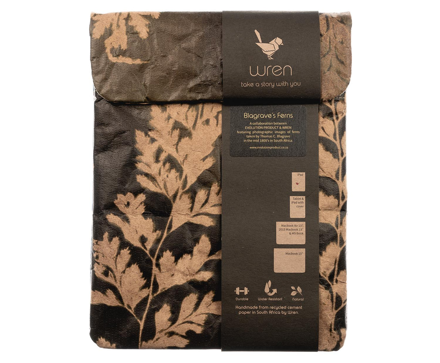 Wren Design Zementsack Sleeve Blagraves Ferns für iPad 9.7" günstig kaufen