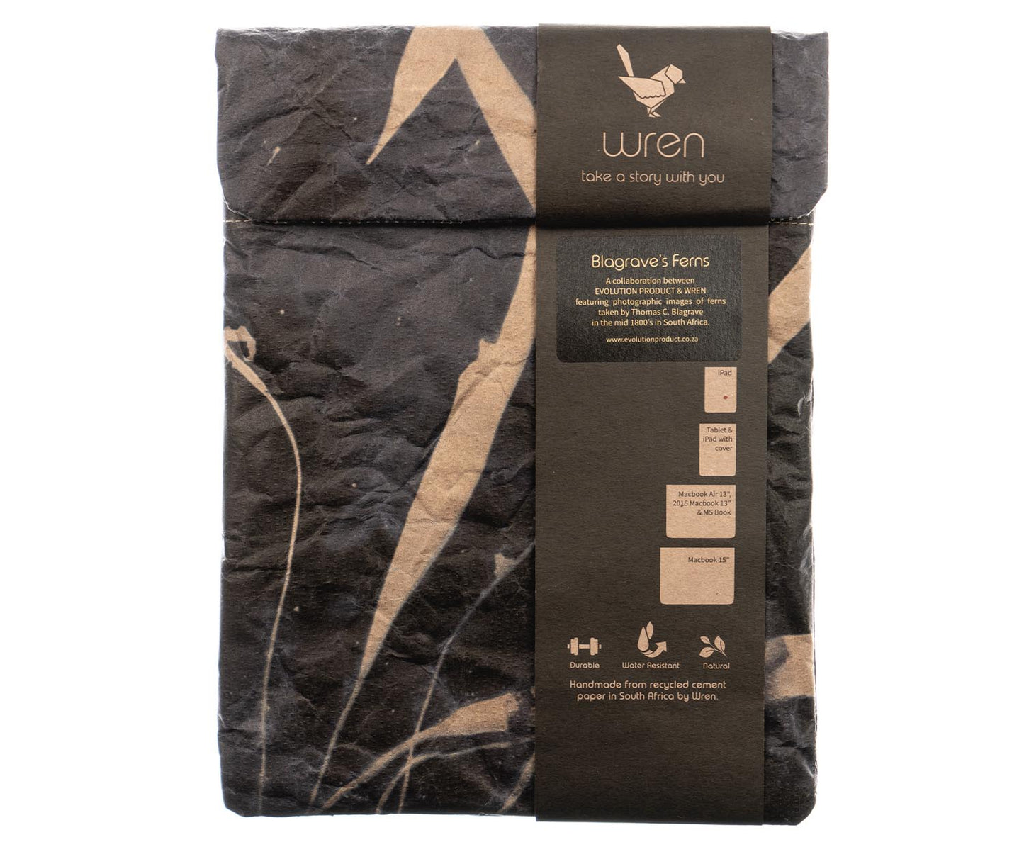 Wren Design Zementsack Sleeve Blagraves Ferns für iPad 9.7" günstig kaufen