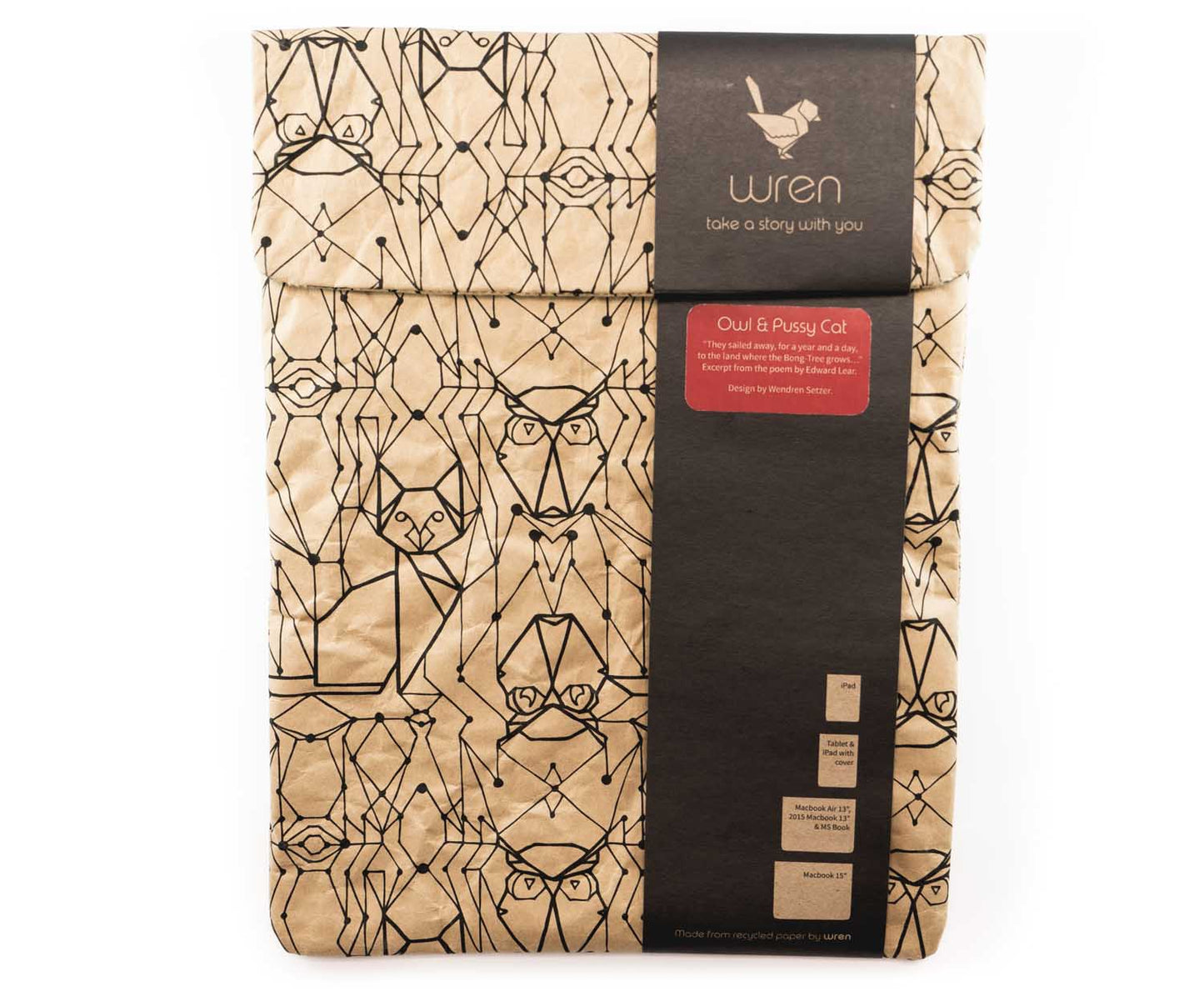 Wren Design Zementsack Sleeve Owl für iPad günstig gebraucht kaufen