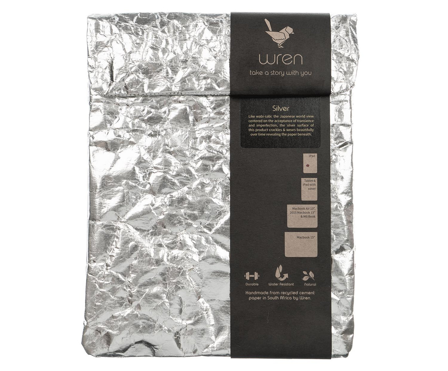 Wren Design Zementsack Sleeve Silver für Ipad 9.7" günstig kaufen