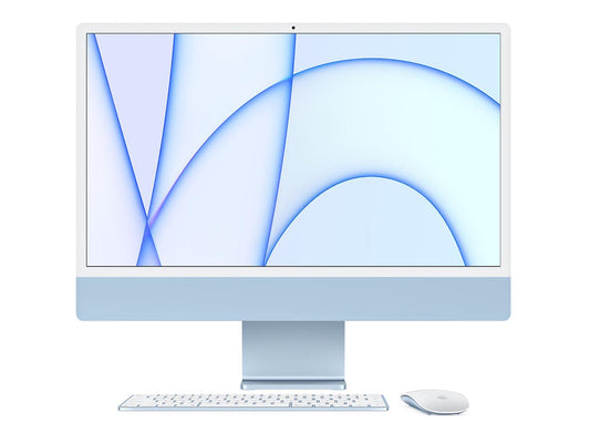 Apple iMac 24" Blau, M1, 8-Core CPU und 8-Core GPU, 1 TB, 16 GB RAM, Early 2021