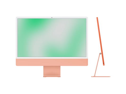 Apple iMac 24" Orange, M1, 8-Core CPU und 8-Core GPU, 1 TB, 16 GB RAM, Early 2021