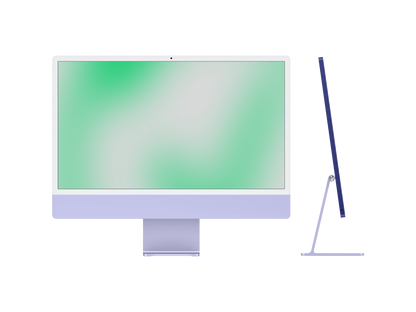 Apple iMac 24" Retina 4.5K Purple, M1, 8-Core CPU & 8-Core GPU, 1 TB SSD, 16 GB RAM, Early 2021