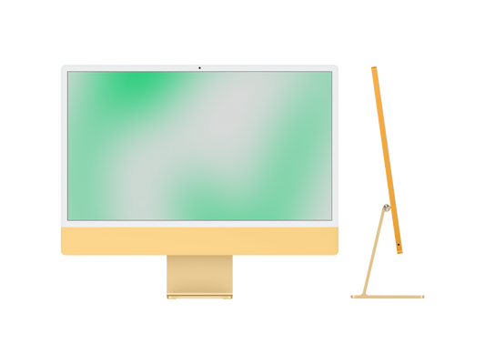 Apple iMac 24" Gelb, M1, 8-Core CPU und 8-Core GPU, 256 GB, 8 GB RAM, Early 2021