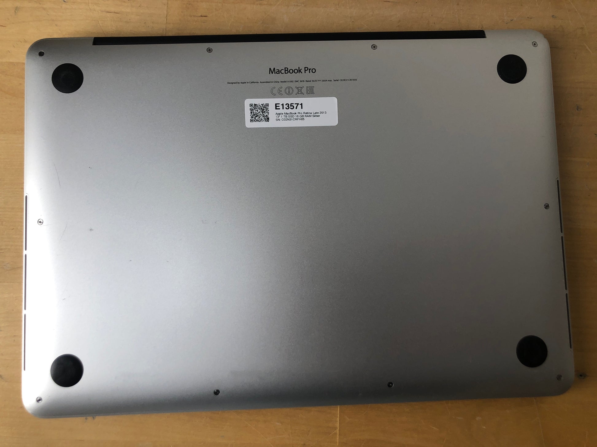 MacBook Pro Retina 13 Zoll günstig gebraucht kaufen